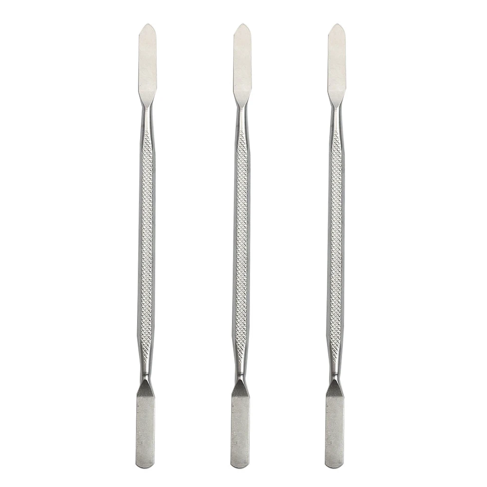 Beautiful Phone Spudger Pry Metal Tablet Non-slip Handle Opening Phones Disassemble Tool Repair Tools Silver 3pcs