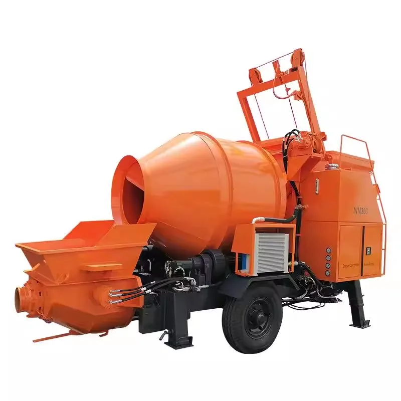 Professional 40m³/h Electric Concrete Mixing Conveying Pump High Pressure Hydraulic Cement Mixer Pump for Small Business