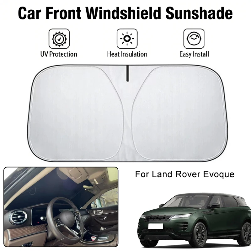 

Foldable Car Windshield Sun Shade UV Block Heat Insulation For Land Rover Evoque Interior Protection Accessories