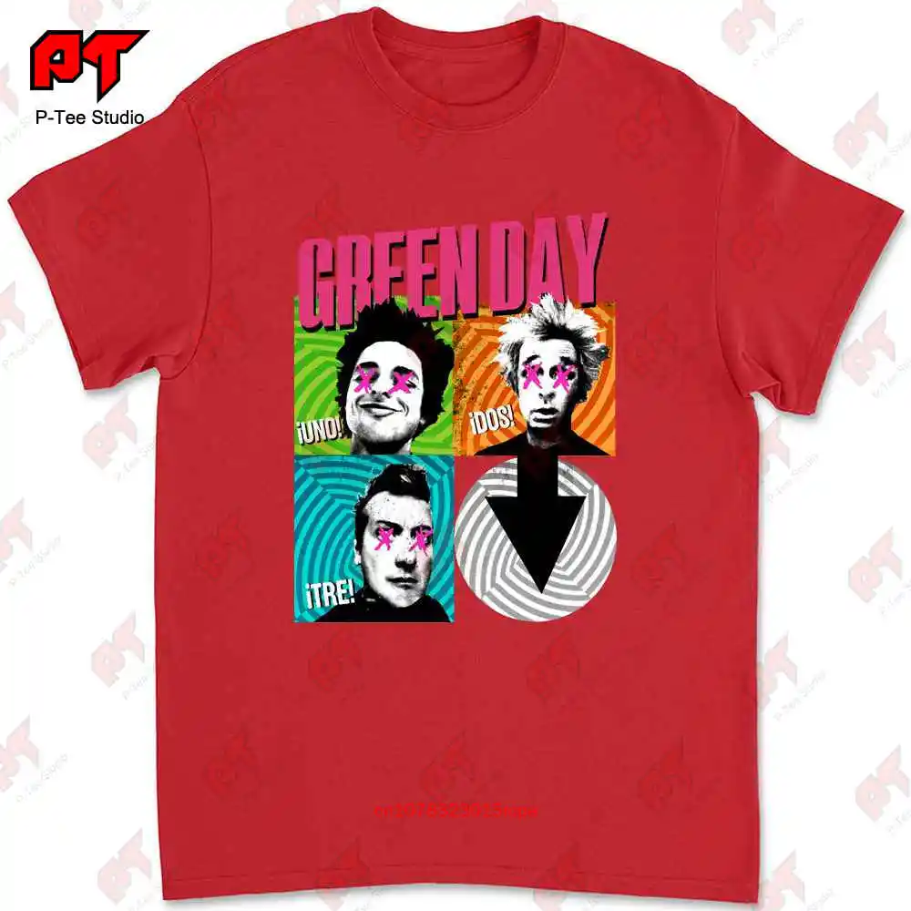 Green Day Uno Dos T-shirt C5PR