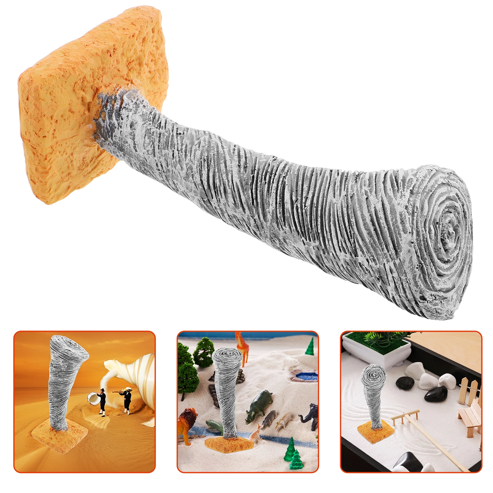 

DIY декор из смолы и песка, миниатюрный пейзаж, образовательный инструмент для детей, подставка для моторики, стол, орнамент Торнадо, микро ландшафтный дизайн
