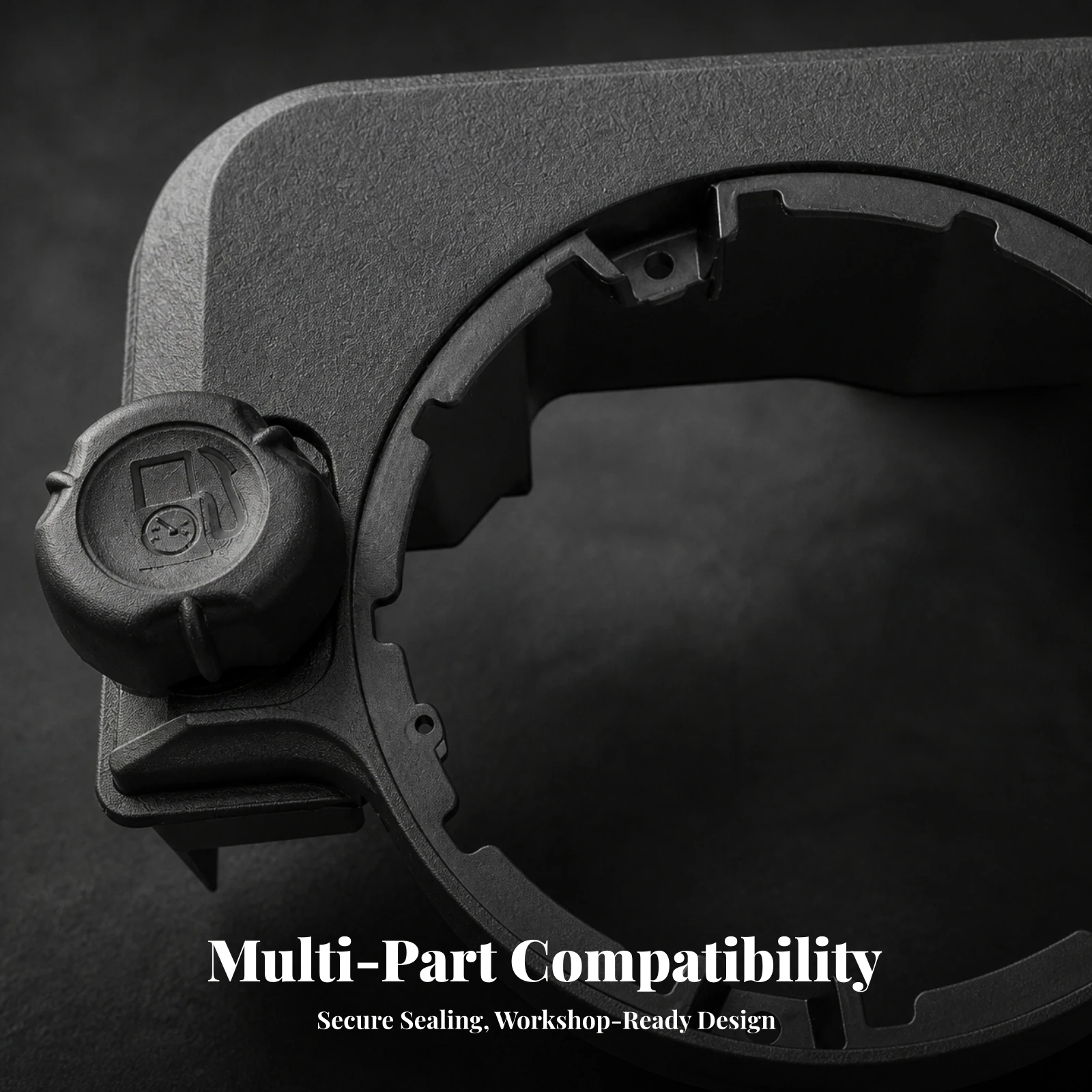 Fuel Tank Cover Assembly Compatible Fuel Tank Cover Shielding Contoured for Repair Work, Maintenance