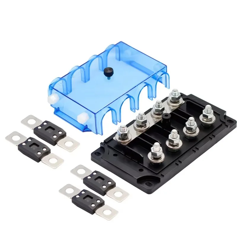 Waterproof 6 Way Car Automotive Auto Down Bolt On Screw Type MIDI ANS Mega ANM ANL Fuse Box Block Holder