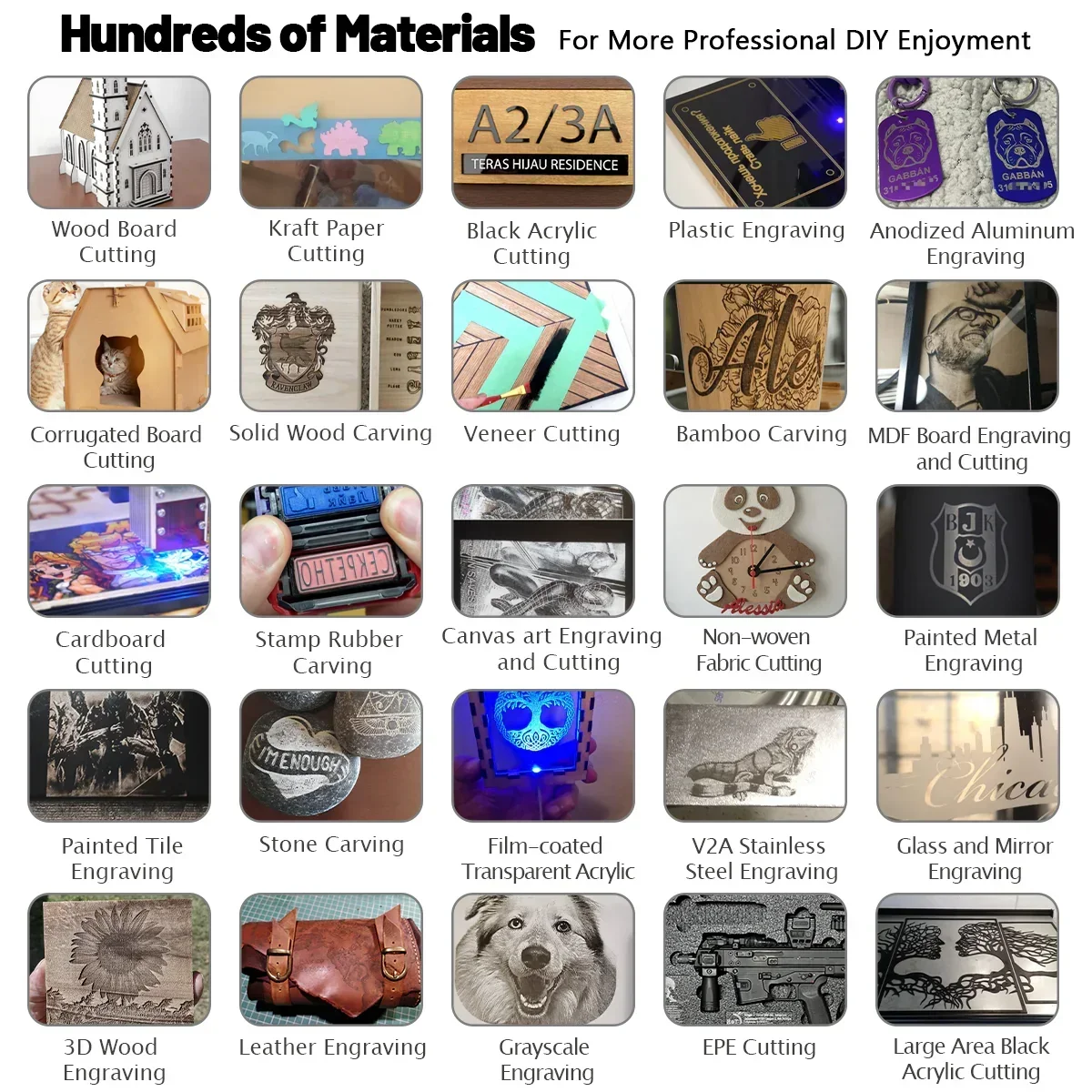 NEJE A40640 Diode Laser Module with Air Assist 450nm PWM Laser Head for Engraver Cutting Wood Tools-Dual-FAC Zoom Tech