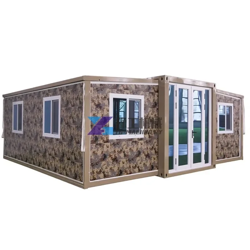 Folding Home Tiny House Prefab Container Office Mobile Prefabricated Expandable Container House with Full Bathroom