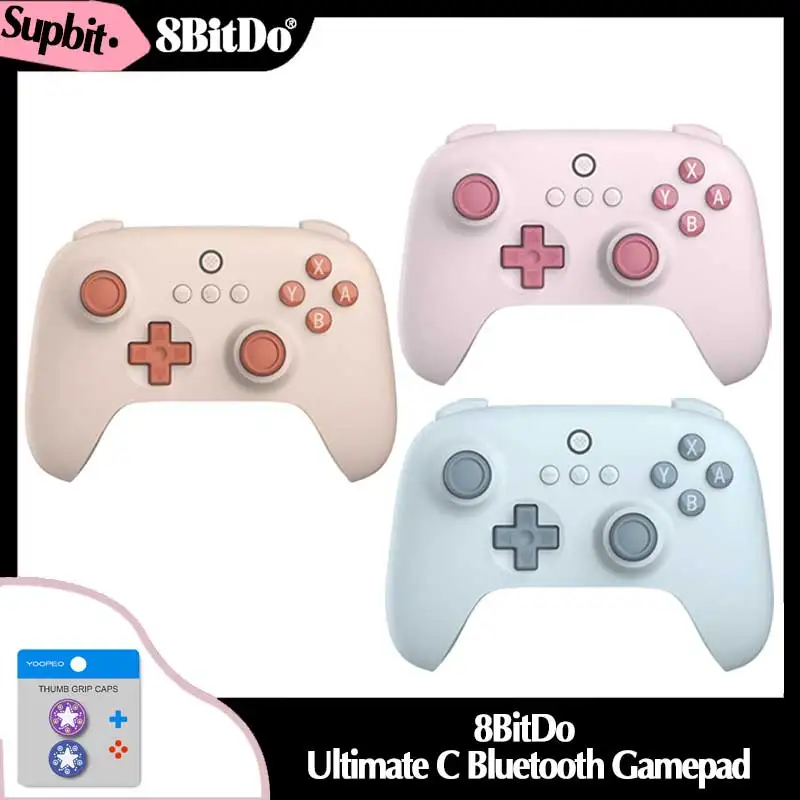 

8BitDo Ultimate C Bluetooth Gamepad，Wireless Gaming Controller with ALPS Joystick for Nintendo Switch OLED，Nintendo Switch Lite