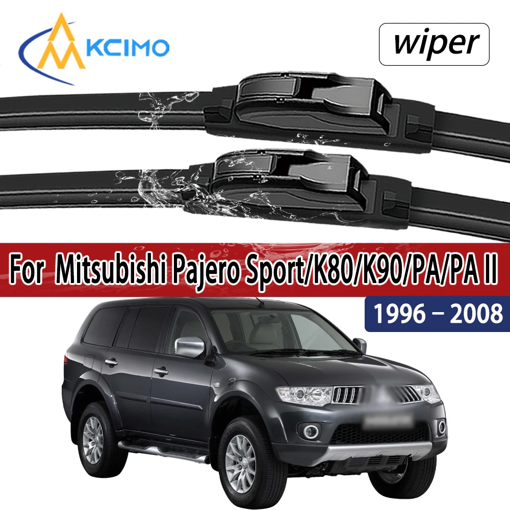 

Для Mitsubishi Pajero Sport/K80/K90/PA/PA II 1996-2008 щетки стеклоочистителя переднего стекла 2 шт. аксессуары для окон ветрового стекла