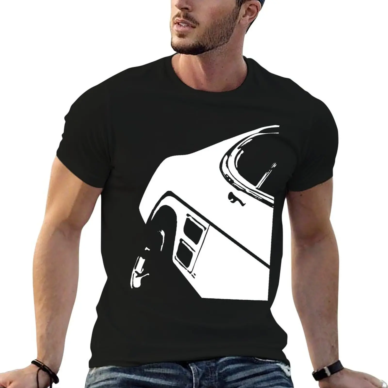 Camiseta Mk1 Capri para hombre, camisetas informales para hombre, camisetas de algodón 100% para hombre, paquete de camisetas blancas
