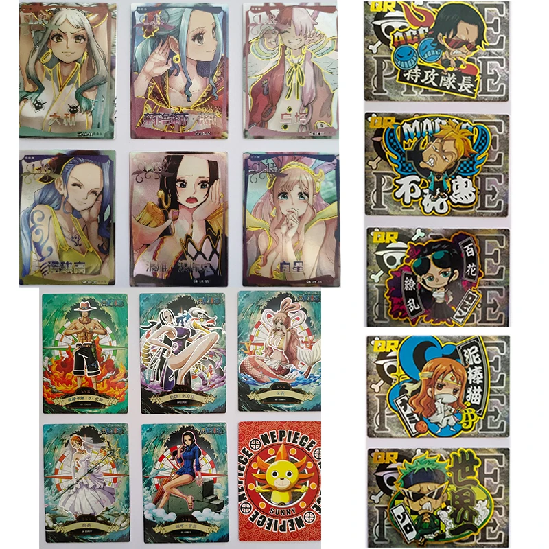 

One Piece Crown Card Monkey D Luffy Nami Nico Robin Boa Hancock Yamato Uta Shirahoshi Ssr Qr Lr Card New Boy Birthday Gifts