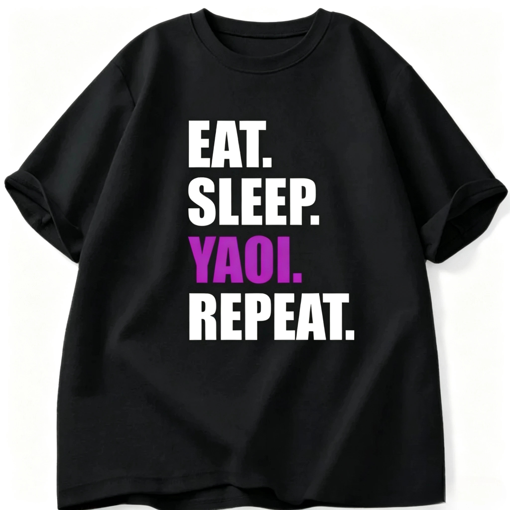 Modal Lightweight Material, Funny Slogan Letter Print Loose Short‑Sleeve T‑Shirt Men Women Pair Outfit Couple Tops