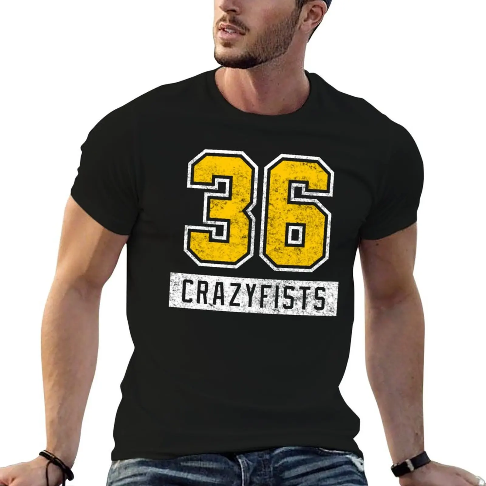 

Футболка CRAZYFISTS BAND 36, мужская хлопковая мужская футболка, хлопковая футболка высокого качества