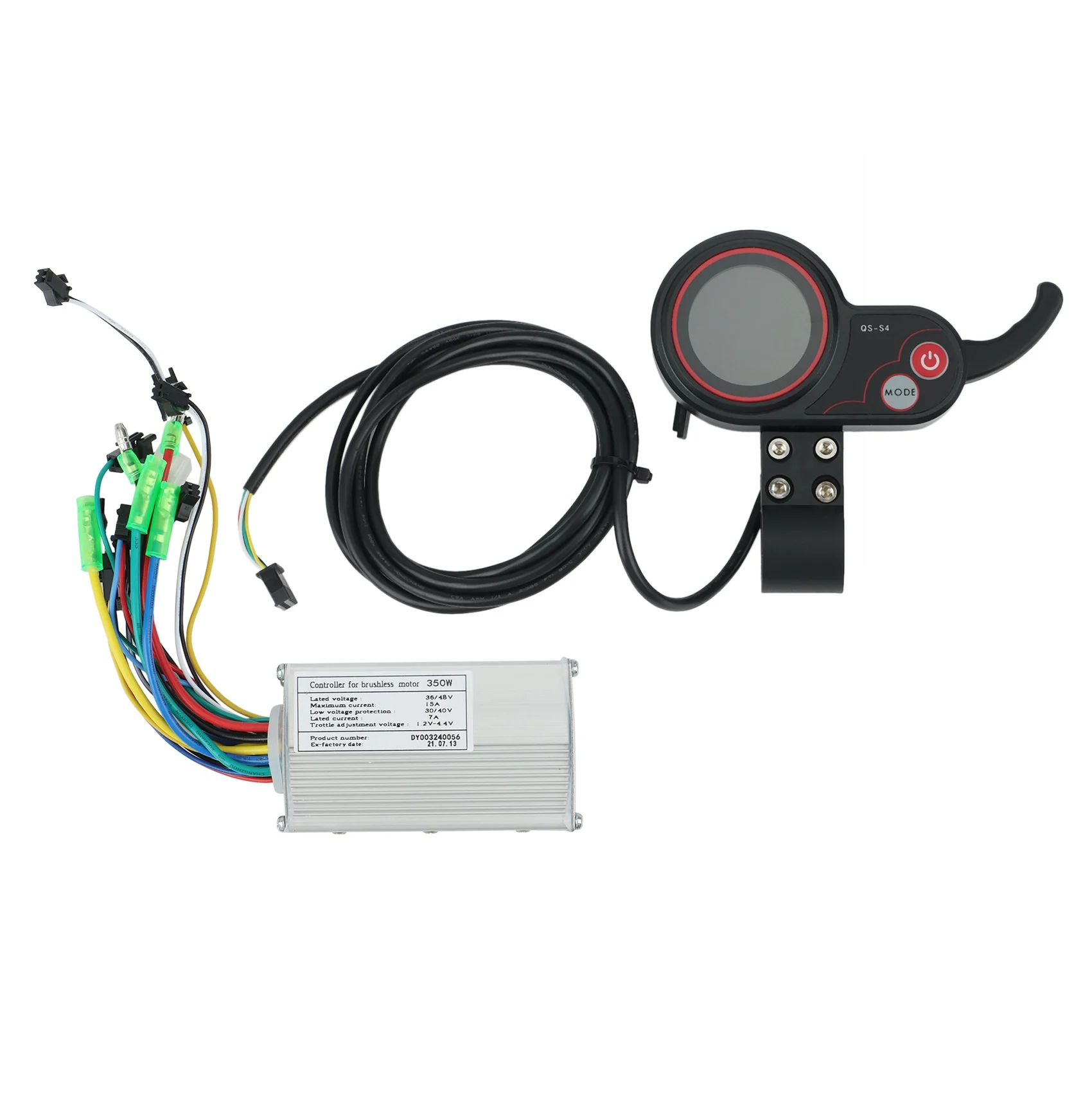 

36V 48V Electric Bike Scooter Controller with Throttle LCD Display Speed for BLDC Motor/Scooter/E Bike 350W