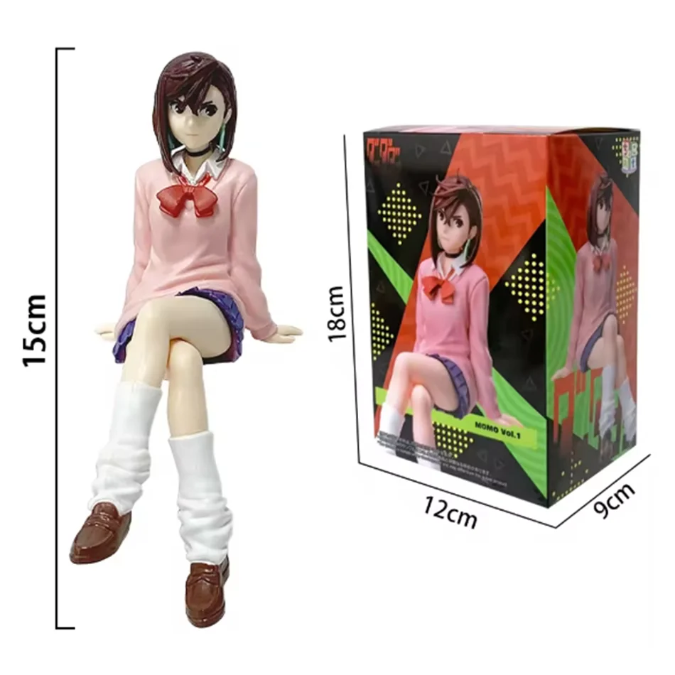 새로운 애니메이션 단다단 아야세 모모 시라토리 에이라 앉은 자세 S.H.Figuarts 변형 조립 PVC 모델 장난감 액션 피규어 선물