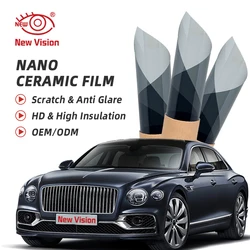 50cmX6m UV99% IRR80% Nano Ceramic Film Anti-glare Protection High Quality Sun Solar Car Window Tint Foil Sticker