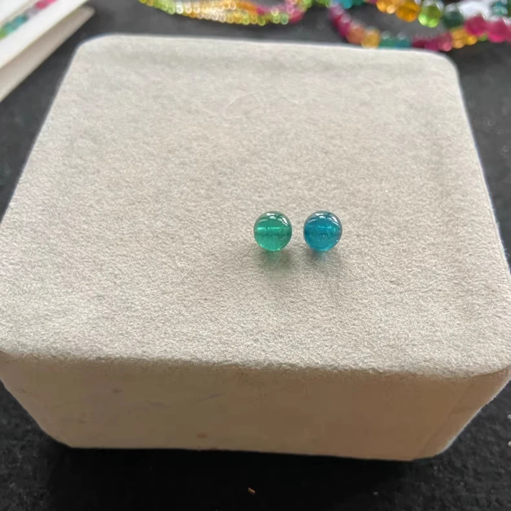 

6,9-7 мм круглой огранки натуральный турмалин озеро синий/голубой свободный драгоценный камень круглой огранки драгоценные камни DIY