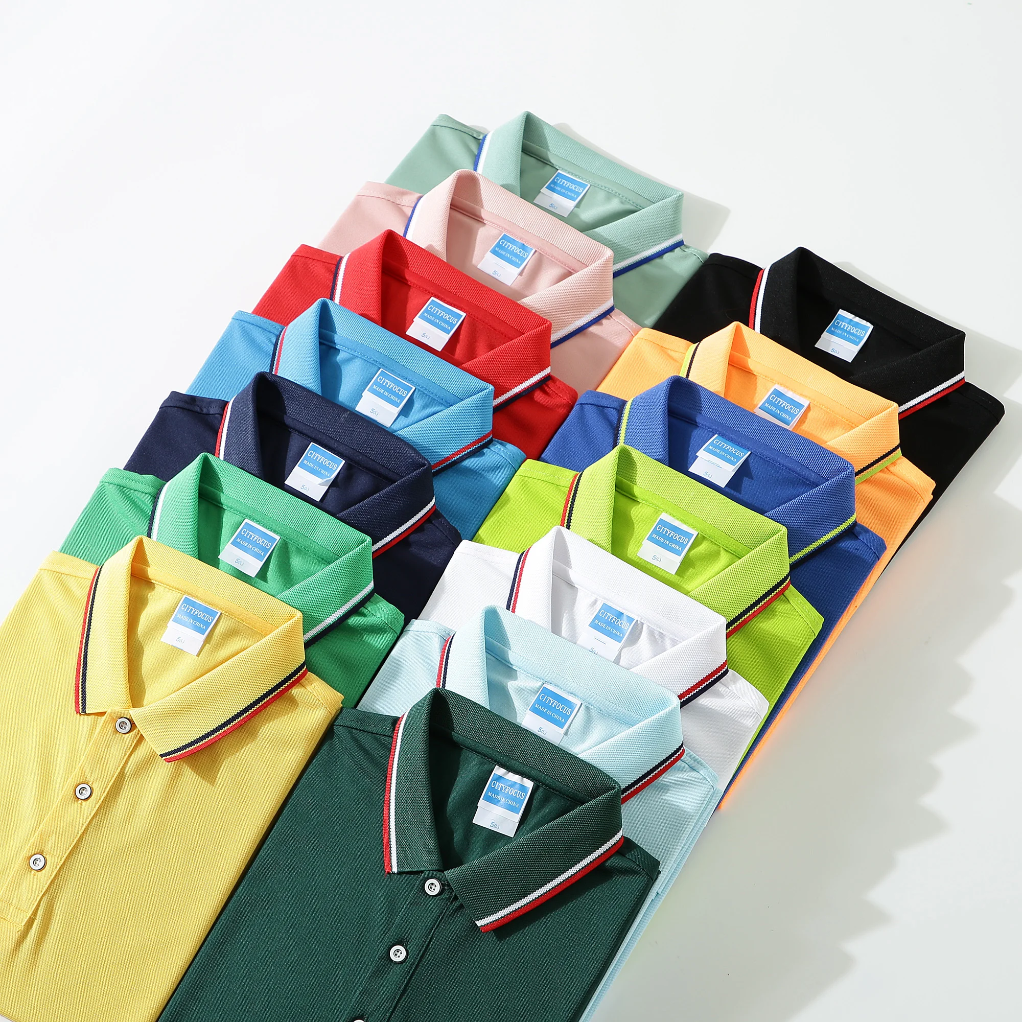 

Men's POLO Shirt Spring Summer Short Sleeved Top Team Work Clothing Customization Green Blue Other Color Choices