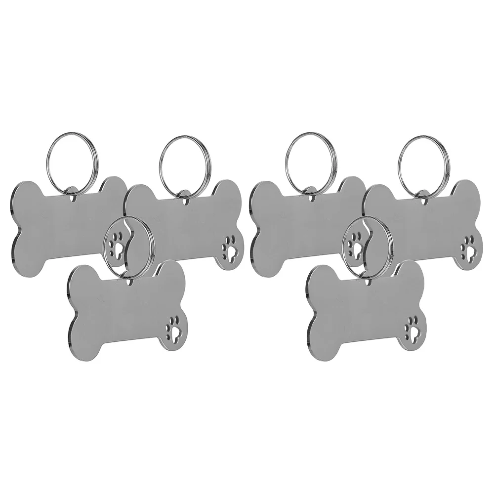 

Pet Dog ID Tag Personalized Cat Puppy ID Tag Pet Dog Collar Accessories Stainless Steel Dogs Anti-lost Name Tags Pendant