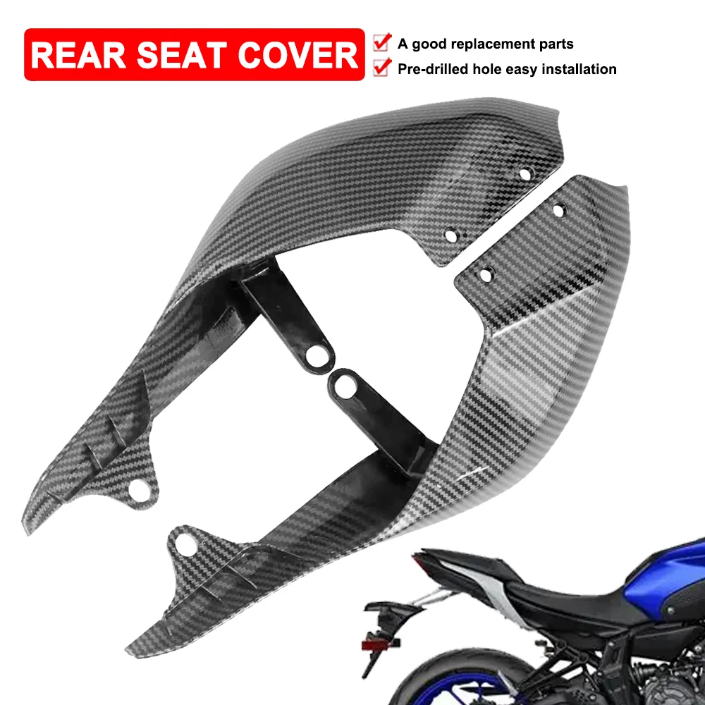 

Motorcycle Rear Tail Passenger Seat Cover Side Panel Guard For YAMAHA MT07 FZ07 MT-07 FZ-07 MT 07 2021-2024 Fairing Accessories