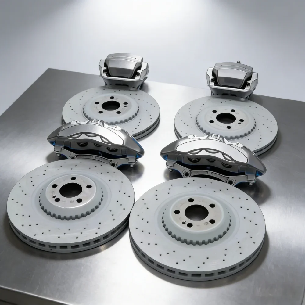 Car Carbon Ceramic Brake Discs Front Brake Rotor Size 370MM Rear Size for Au-di Hon-da Por-sche MER-CEDES-BEN-Z B-M-W SHARAN