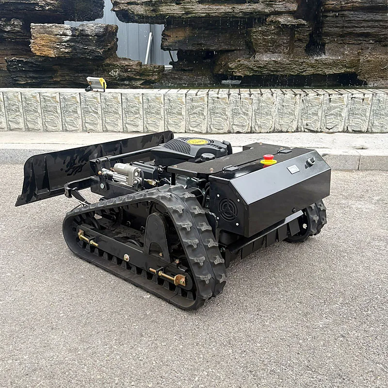 

Customizable new Efficient Garden Tool Lawn Mower Cordless Remote Control Crawler Mowing Machine For Grass Cutting