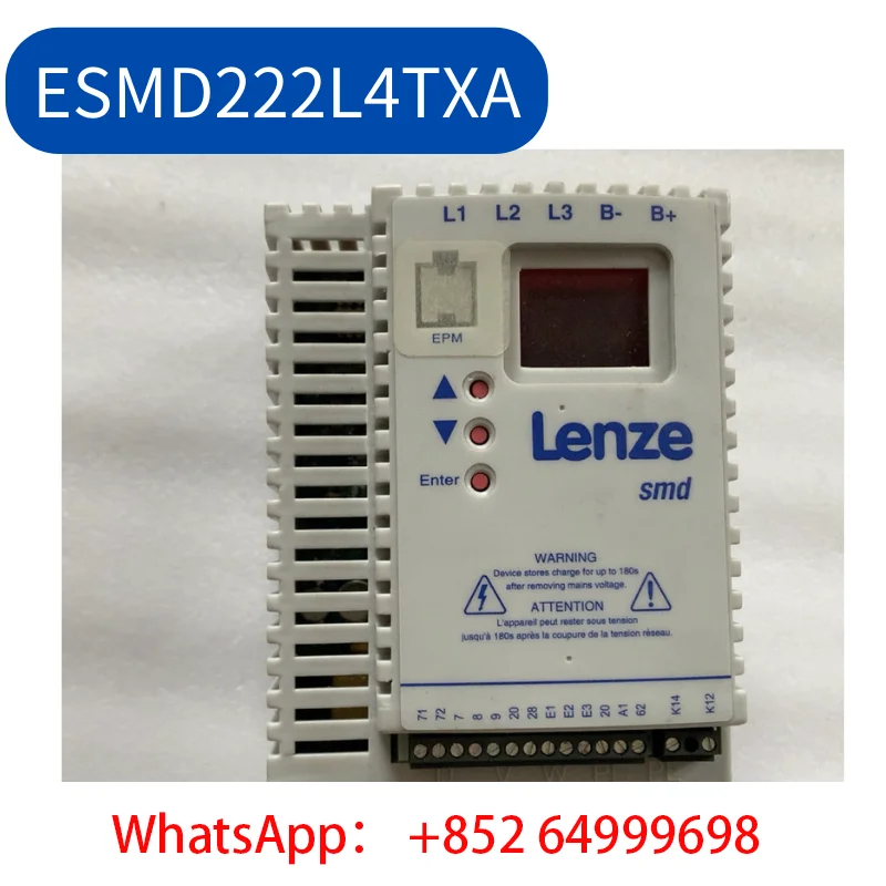 

second-hand Inverter ESMD222L4TXA 380V 2.2KW tested ok