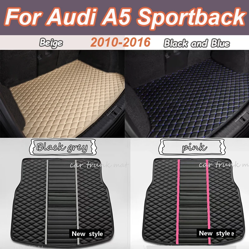 

Автомобильные коврики для Audi A5 Sportback 4-Door 2010 2011 2012 2013 2014 2015 2016 Коврик для багажника автомобиля Коврики для ног ковер