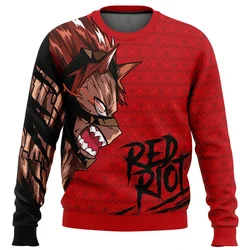 My Hero Academia brutto maglione di natale regalo babbo natale Pullover uomo 3D felpa e Top autunno e inverno Clothi