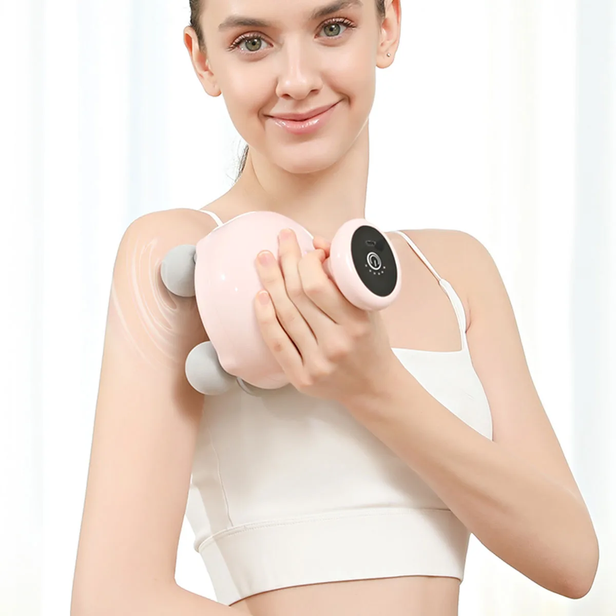 

Ручной электрический массажер для тела, портативный, инструмент для массажа мышц, перезаряжаемый, массажер для всего тела