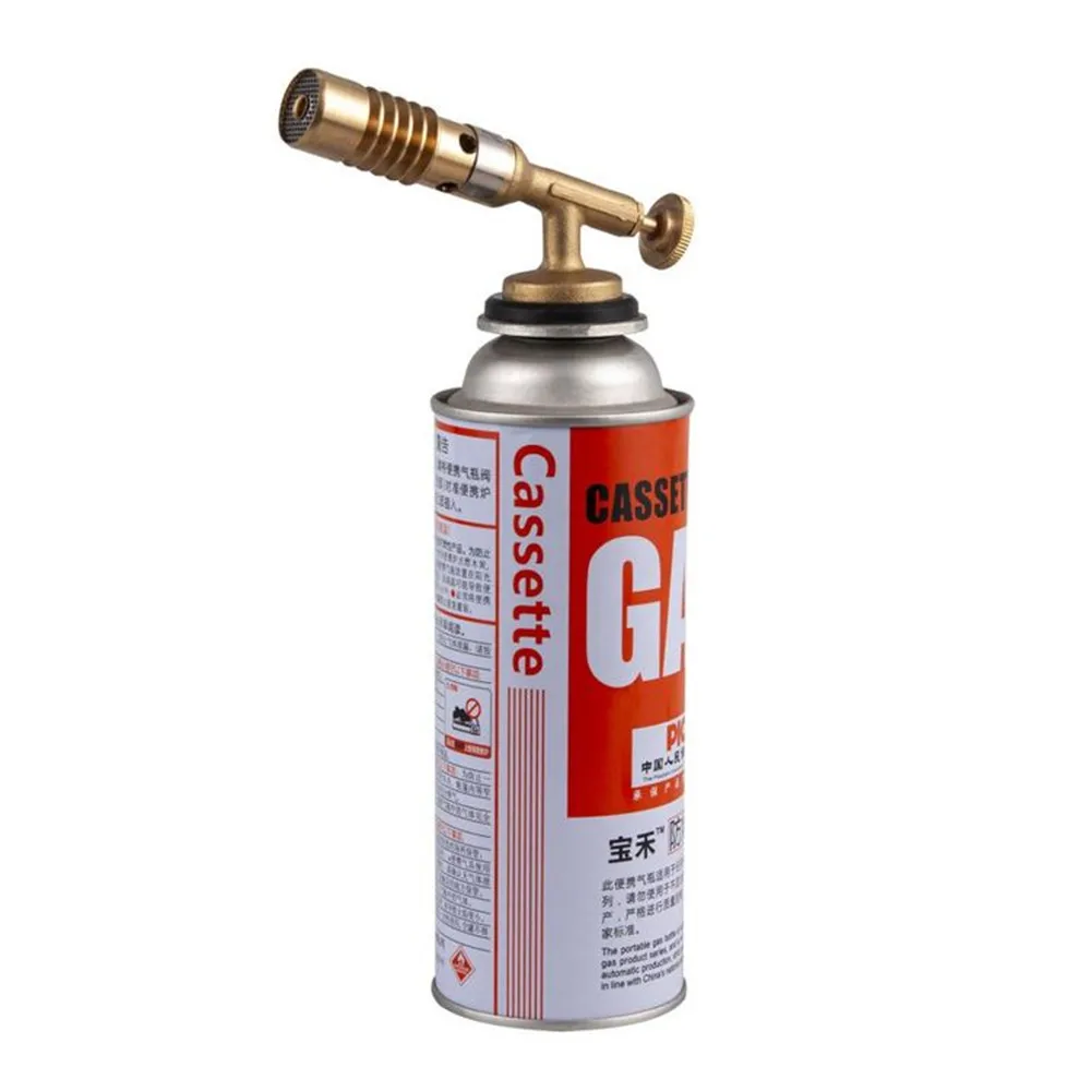 Copper Butane Burner Welding Gas Torch Flame Gun Brazing Flamethrower Outdoor Camping BBQ Portable Soldering Heat Gun