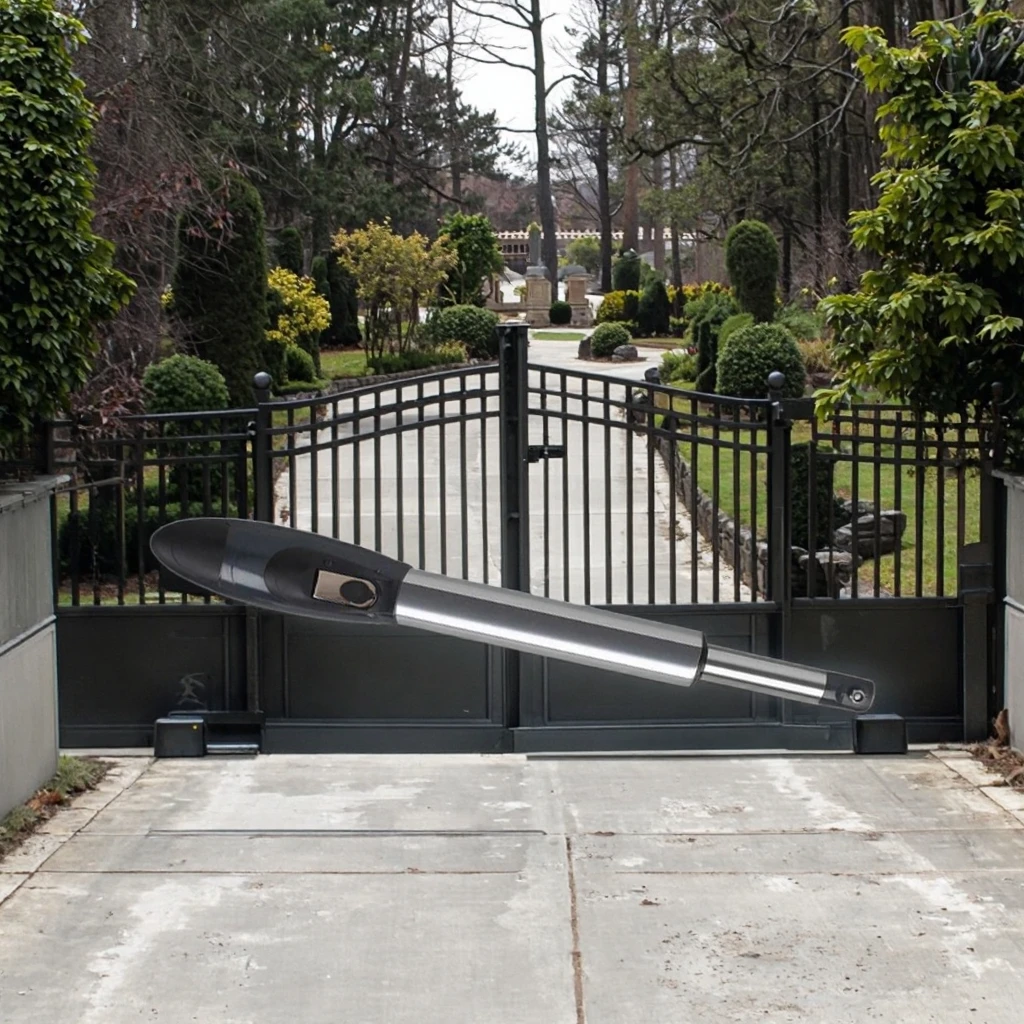 

Double Linear Arm Smart Motor Swing Gate Opener 500kg*2 Automatic Swing Gate Operator For Home Automation System