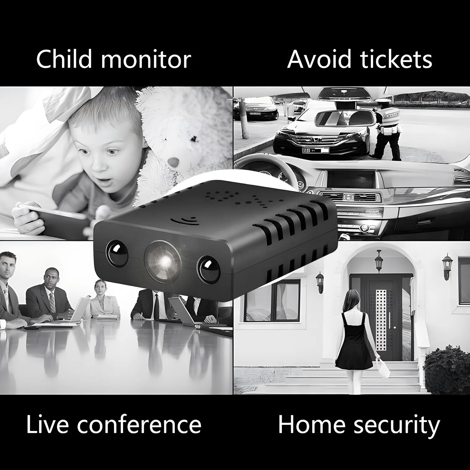 Mini Camera 1080P Micro Camcorder Small Cam DVR Micro Home Security Motion Detection Conference Meeting
