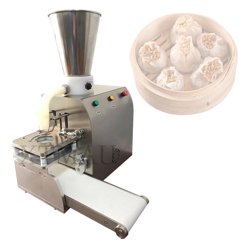 Máquina comercial semiautomática para hacer Shaomai, trabajo hecho a mano de imitación, fabricante Xiaolong Bao