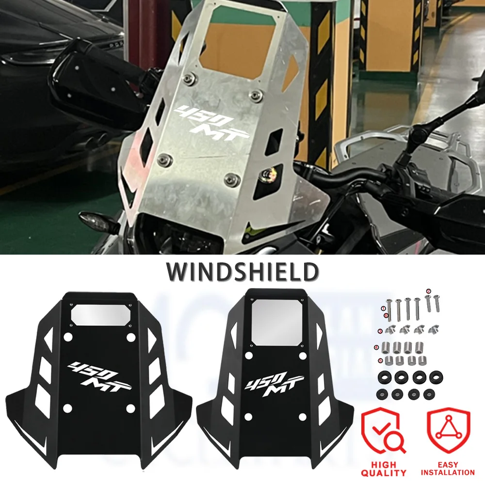 

For CFMOTO 450MT MT450 2024-2025-2026 Windscreen Windshield 450 MT Windshield Screen Protector for CF moto 450MT Accessories