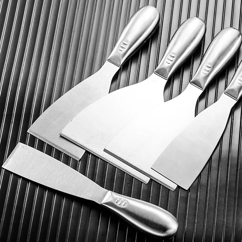 2/3/4/5 بوصة الفولاذ المقاوم للصدأ سكينة معجون مكشطة مجرفة أدوات الطلاء أدوات البناء التنظيف الصناعي المنزلي #4