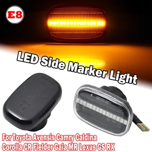 Dynamische LED -Seitenmarker -Blinkerleuchten, Lampe für Toyota avensis, Camry, Caldina, Corolla, CR, Fielder, Gaia, MR, Lexus, GS, RX 8 Hauptverkäufe Toyota Gaia - №3