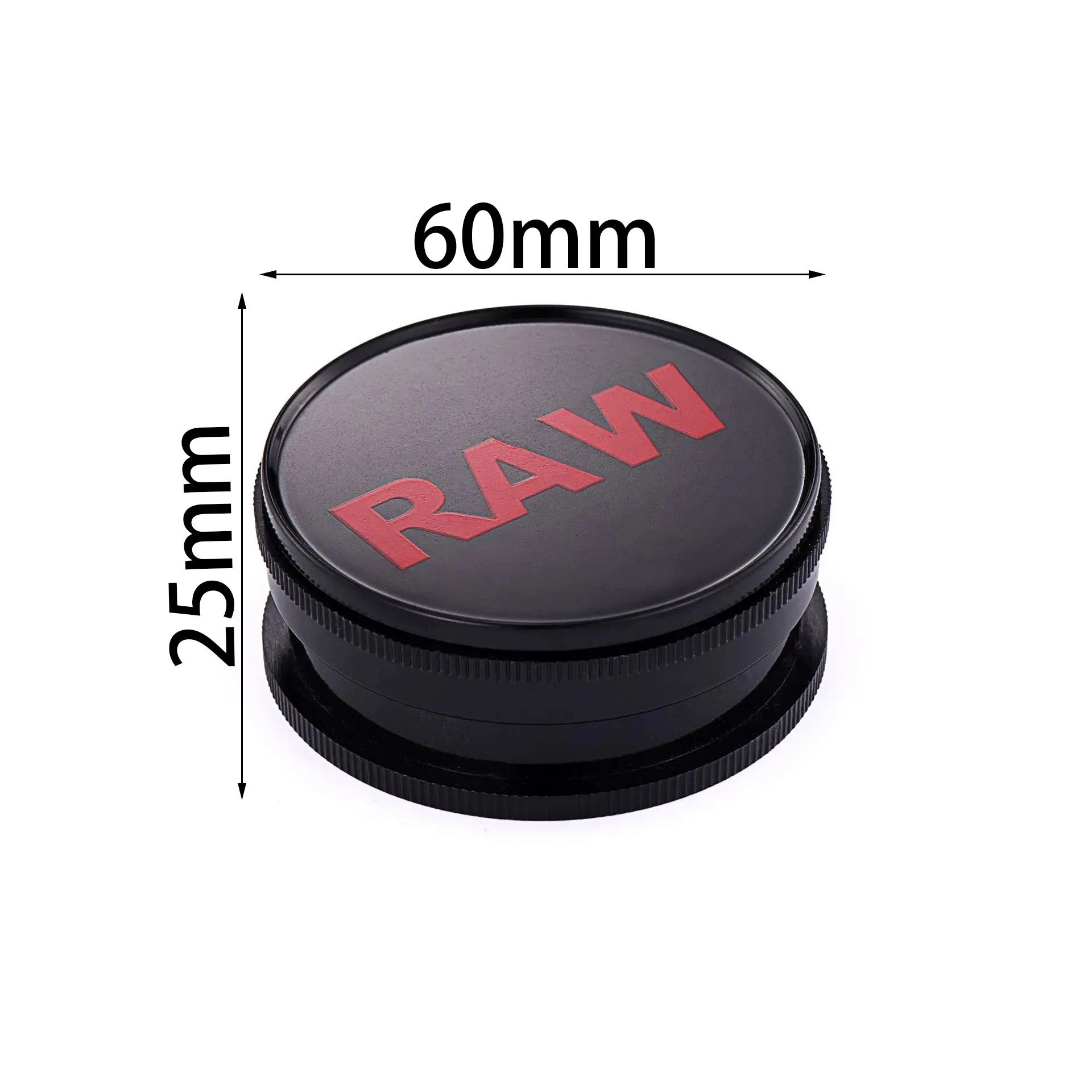 RAW 60mm2 Layer tobacco grinder herbal tobacco grinder spice grinder crusher smoking accessories