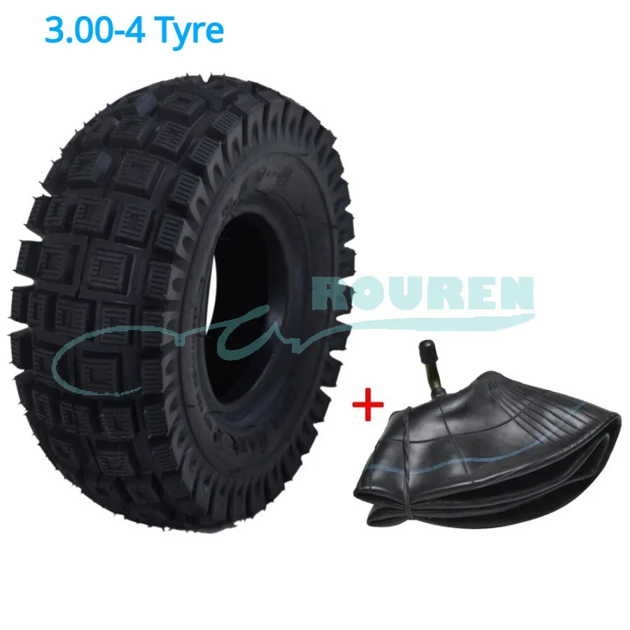 

Electric Scooter Tires 3.00-4 Wear- Resistant Off- Road Tires Explosion- Proof Anti-Skid Suitable For 3.00x4 Wheel Accessories