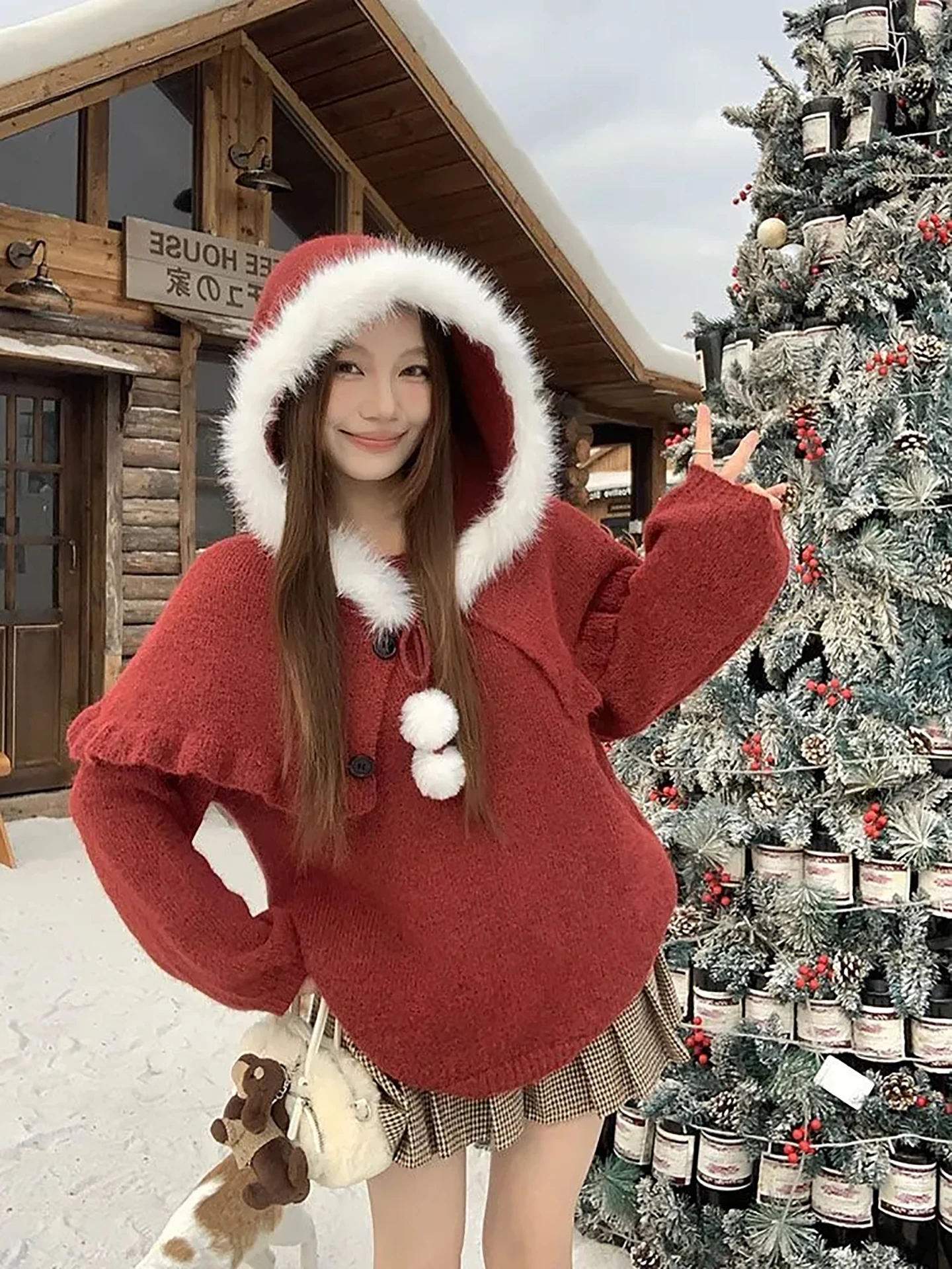 

Ladies Winter Knitted Hat Sweatirt Soft Cozy Loose Sle Korean Lazy New Year Aosphere Lazy Soft Mellow Woolen Sweater