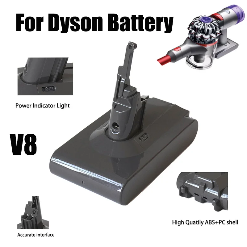 For Dyson V8 Batter…