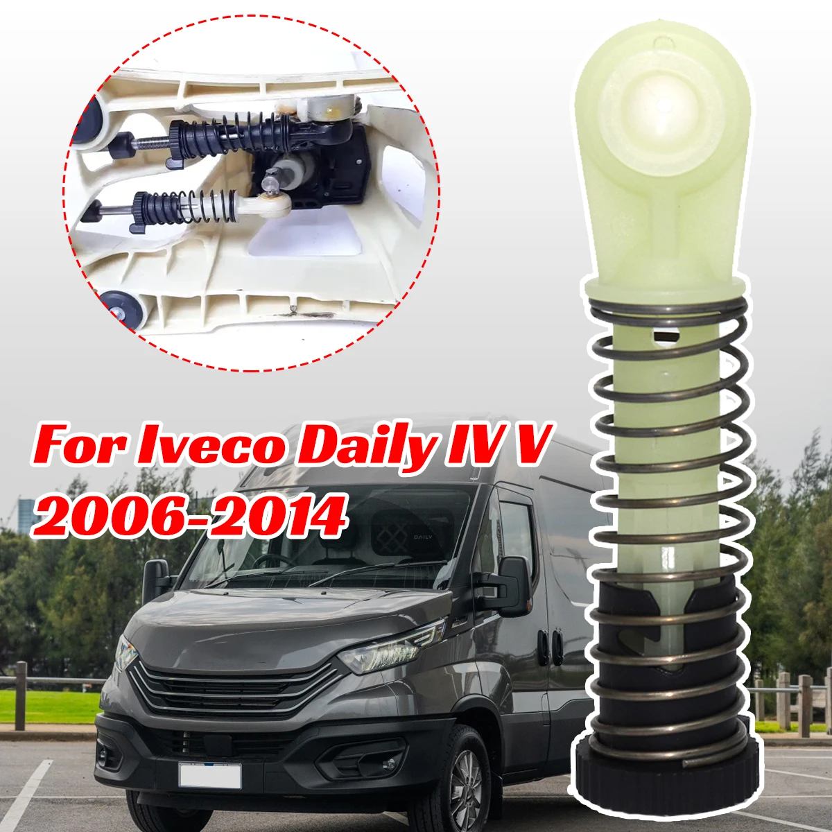 1PC Manual Gear Shift Selector Lever Linkage Cable End Rod Connector Replace For Iveco Daily IV V 2006-2010 2011 2012 2013 2014