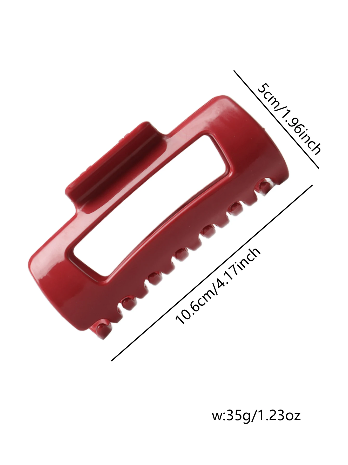 4 Uds. Pinza cuadrada calada de silicona para el cabello para mujer, nueva horquilla, peluquería diaria, accesorios para el cabello para fijación