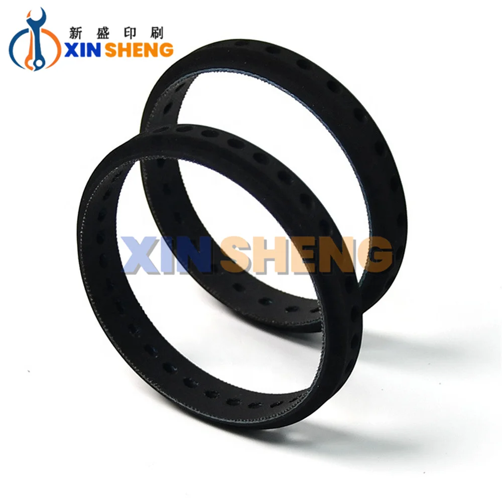 Best Quality 26 Holes 210x14MM Black Suction Belt For Komori Slow Down Belt