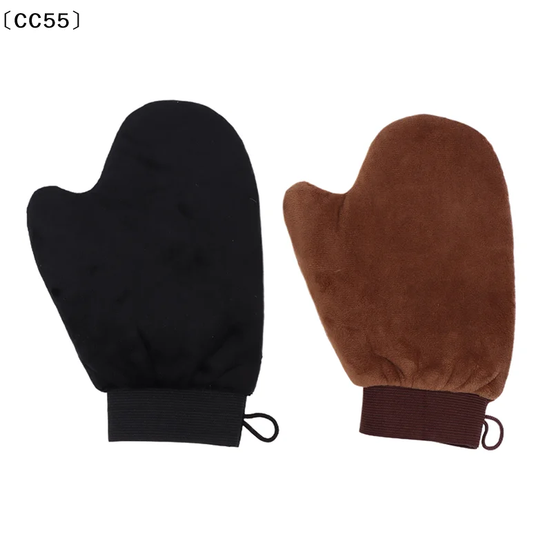 

〔CC55〕1Pcs Finger Glove Reusable Self Tan Glove Applicator Tanning Gloves Cream Lotion Mousse Body Cleaning Glove Self Tanner