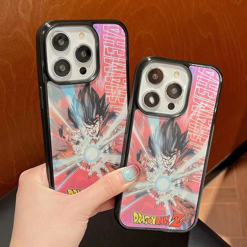 Cartoon Dragon Ball Lens Protect Case For iPhone 16 15 14 13 12 11 Pro Max Plus Magsafe Magnetic Wireless Charging Back Cover