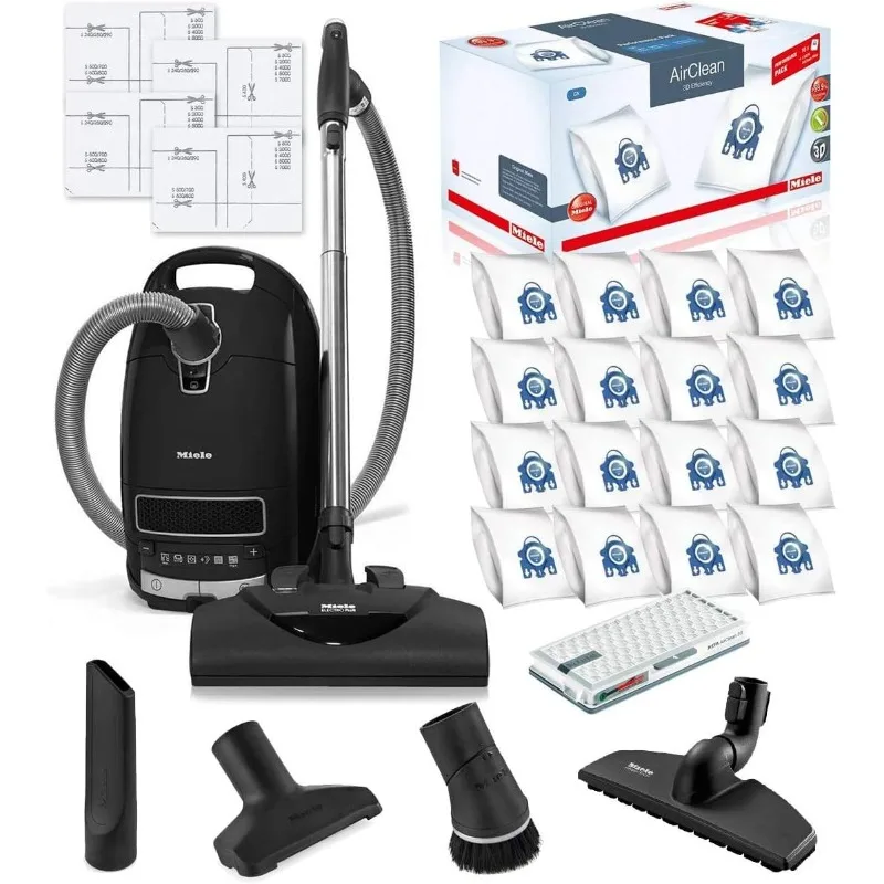 Miele Complete C3 Kona HEPA Canister Vacuum Cleaner with SEB228 Powerhead Bundle - Includes Performance Pack 16 Type