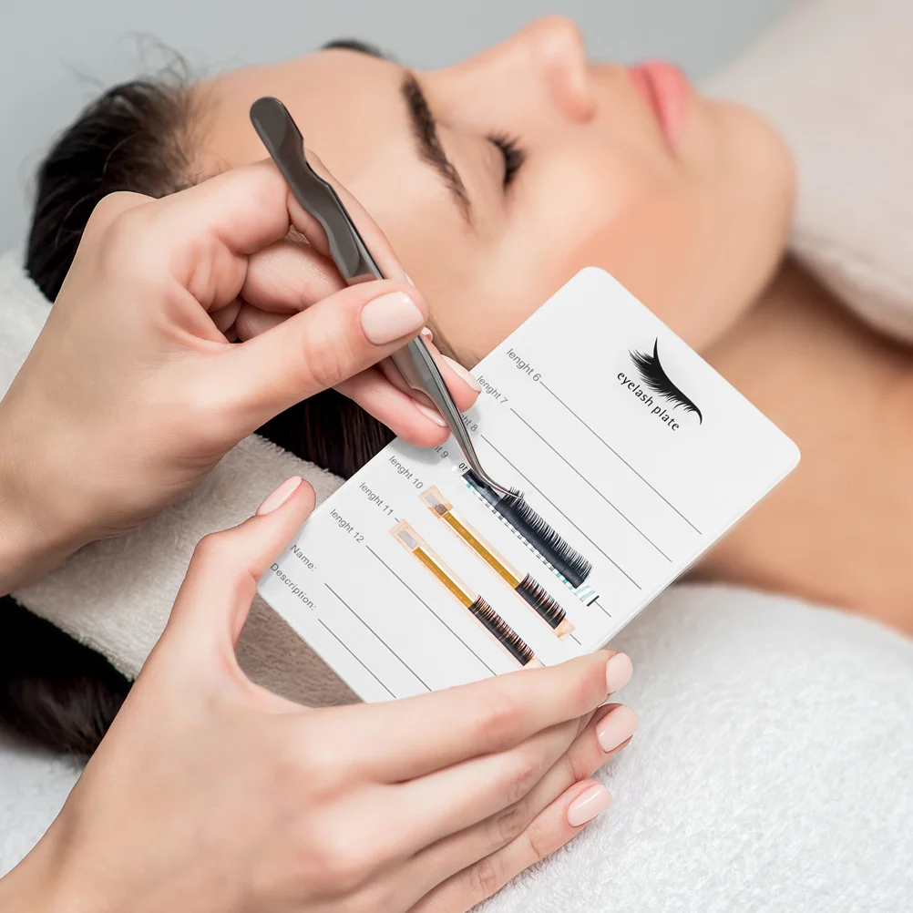 

4pcs Acrylic Trays Eyelash Extension Pallets Women Lash Holder Boards Eyelashes Display Trays 6-12Mm Portable False Lash Storage