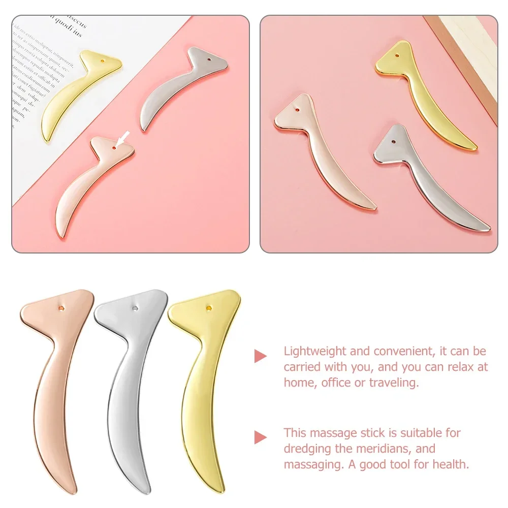 Metal Gua Sha Muscle Scraper Muscle Scraping Tool Guasha Massage Scraper, Fascia Scraper, Skin Scraping Tool Soft Tissue Massage