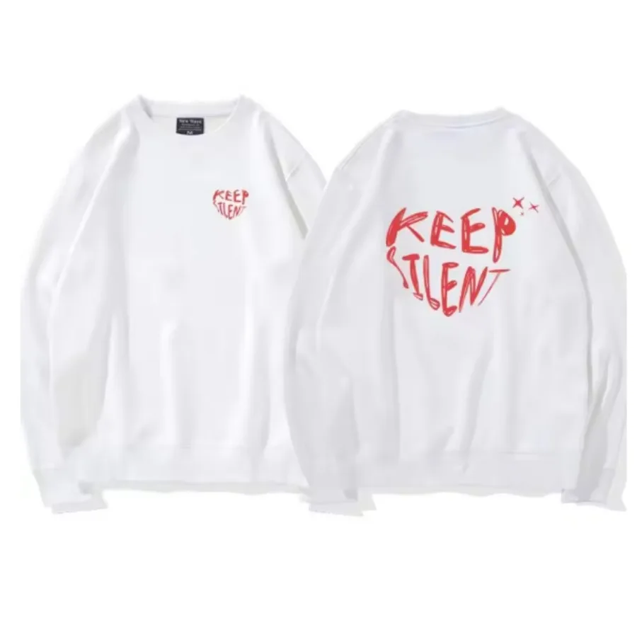 الدراما التايلاندية سرنا LingOrm Ling Ling Kwong نفس المتضخم هوديي النساء الرجال س الرقبة طويلة الأكمام Crewneck البلوز #6