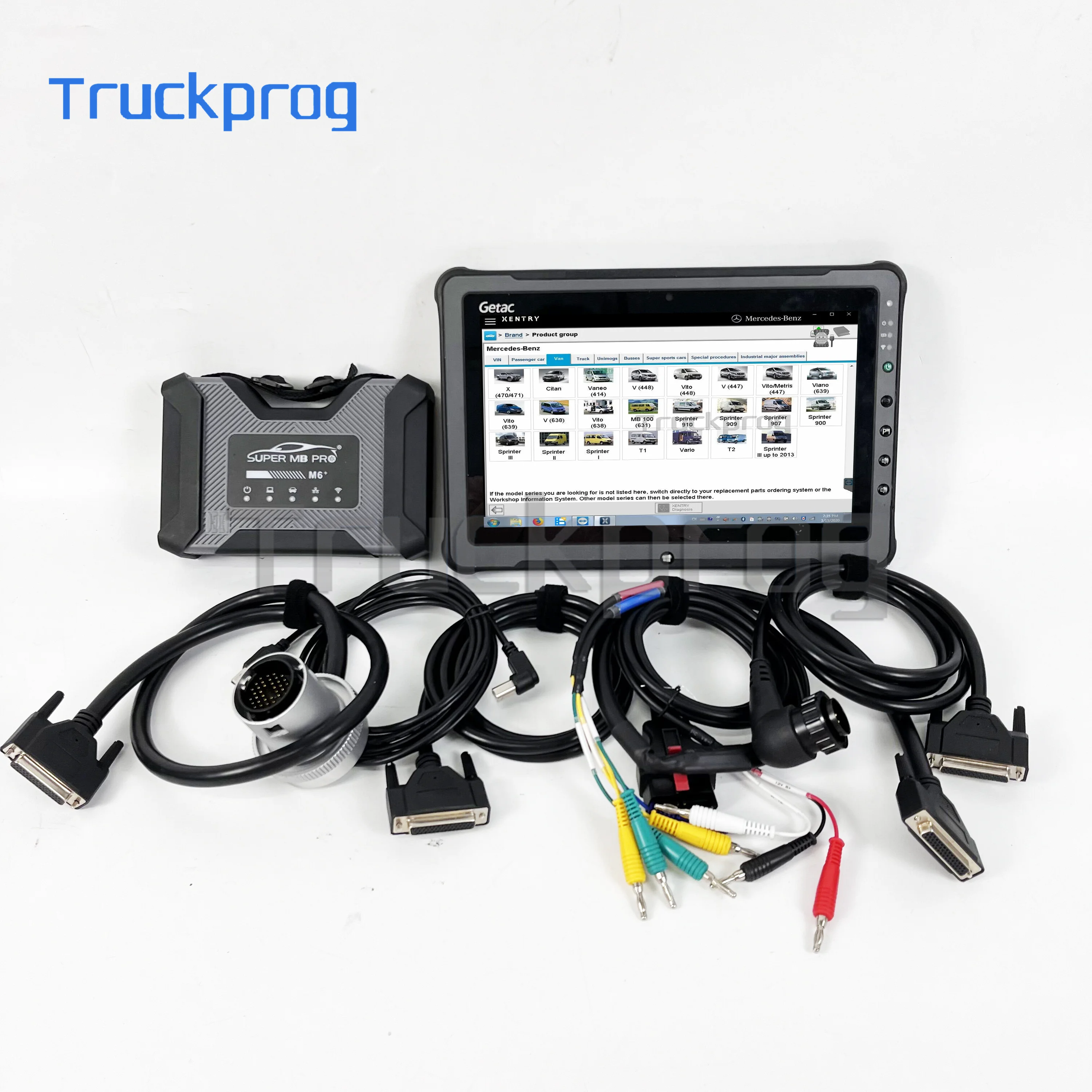 

MB star M6 Multiplexer MB PRO M6 diagnosis Tool PK C4 C6 C5 Connect Diagnosis DOIP Full Chip With Getac Tablet