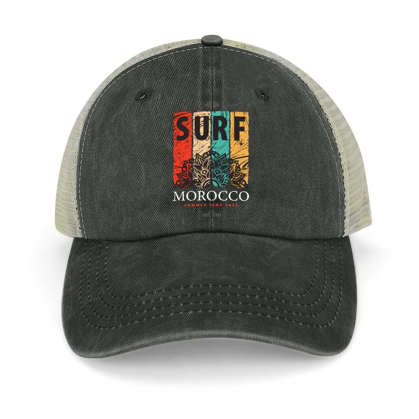 

Surf Morocco summer time 2022 , surf moment in Morocco Baseball Cap Vintage Horse Hat hiking hat Women's Beach Visor Men's